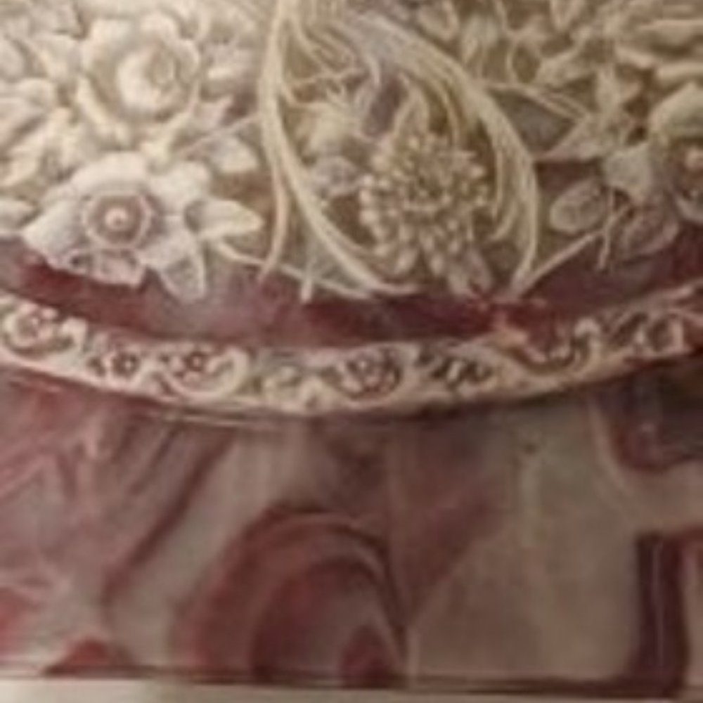 VTG Large Somans Jewelry box Genuine Incolay Stone  made USA - Picture 8 of 16